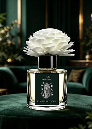 Linen Flower Luxury Flower Diffuser - 100ml