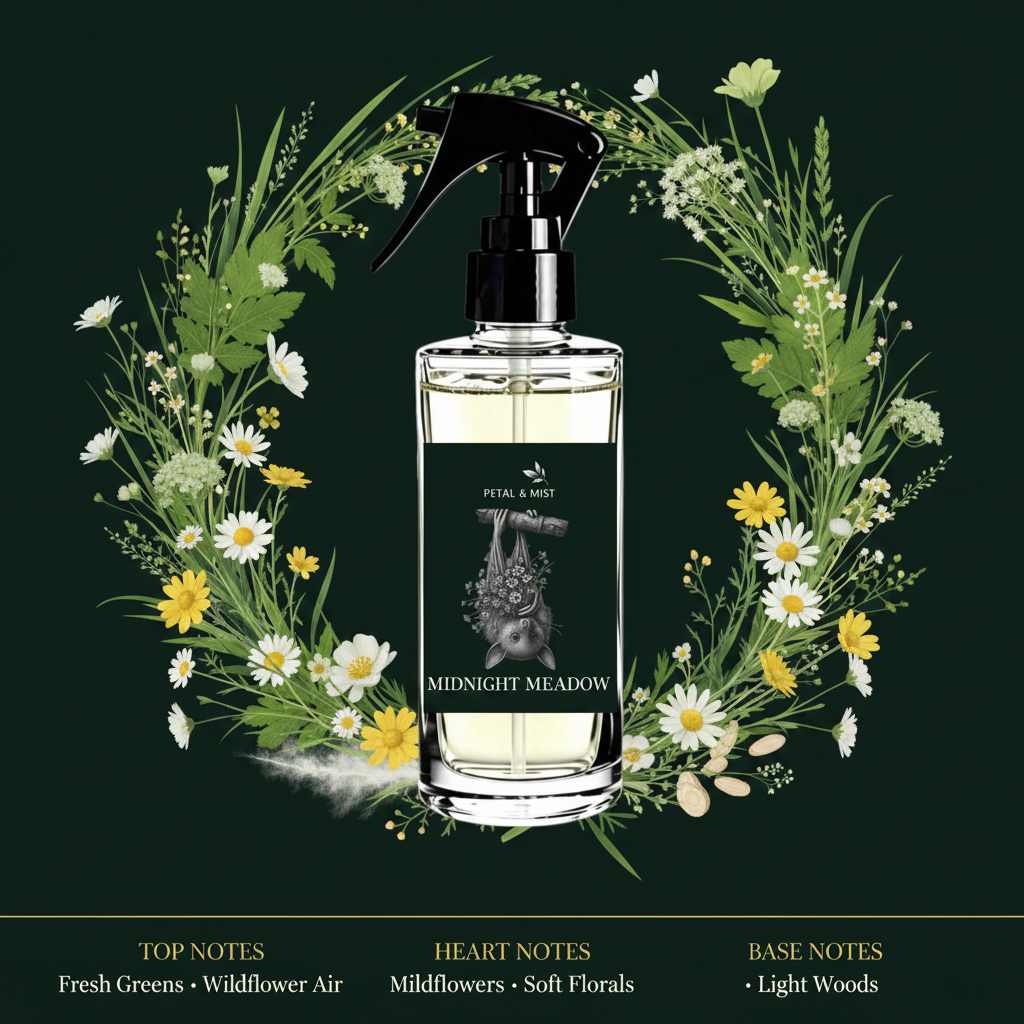 Midnight Meadow Room Spray Scent Notes Image