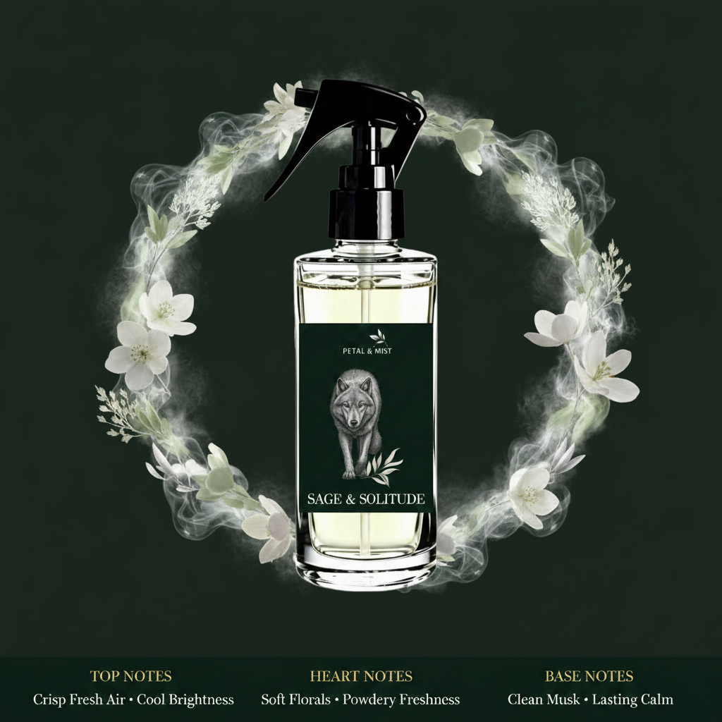 Sage & Solitude Room Spray Scent Notes Image