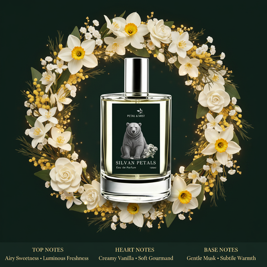 Silvan Petals Scent Notes - Green Background