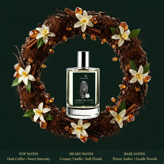 Tigre de Nuit Scent Notes - Green Background