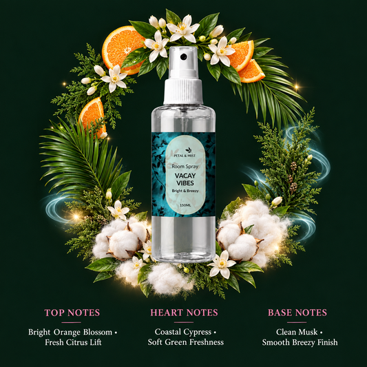 Vacay Vibes scent-note image in the Sunset Blossom format